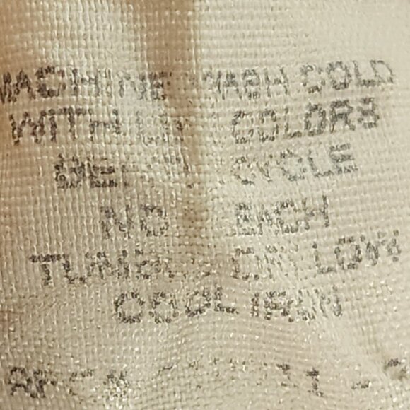 Kathie Lee Collection Vtg Brick Red White Polka Dot Poly Button Up SS Top Sz XL - Picture 16 of 16